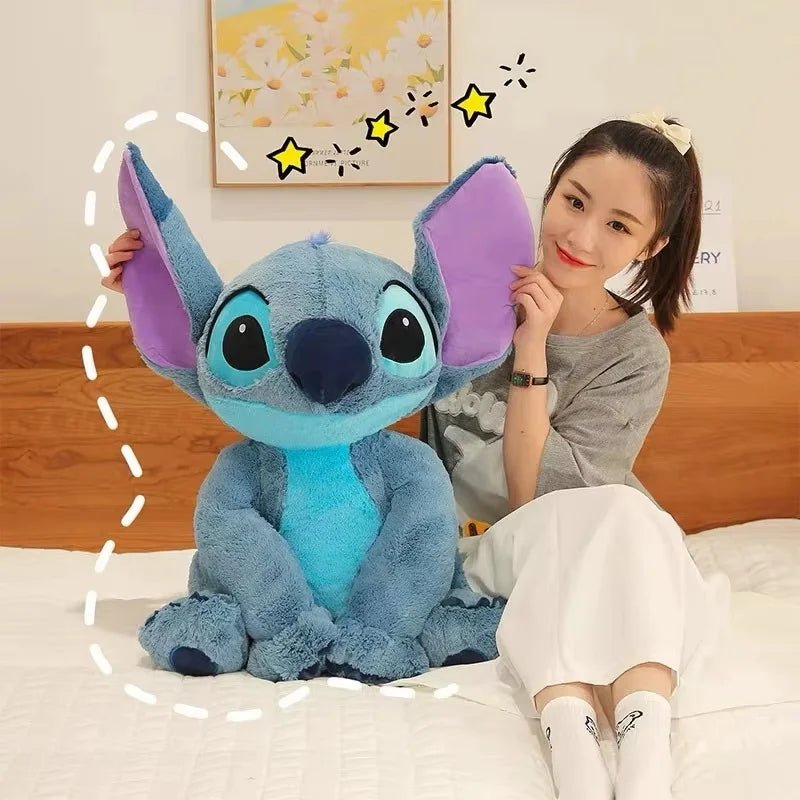 80cm Stitch Stuffed Toy – Soft & Cuddly