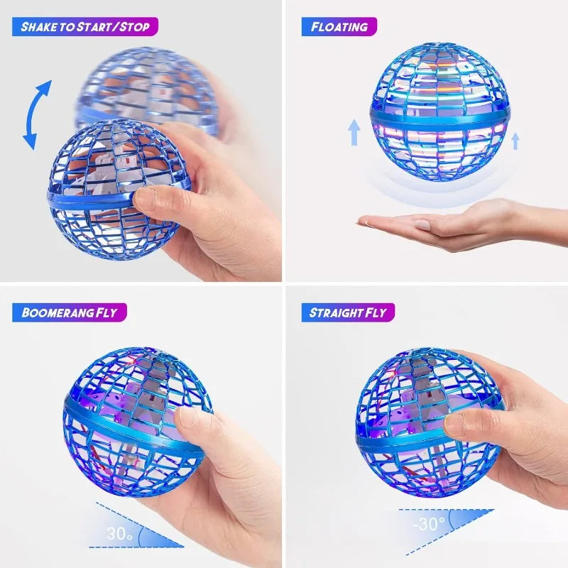 Flying Orb Boomerang Ball – Hand-Controlled Mini Drone Toy
