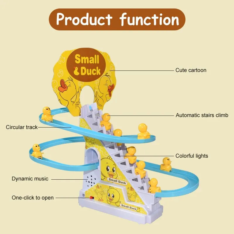 Climbing Duck Track Toy with Music