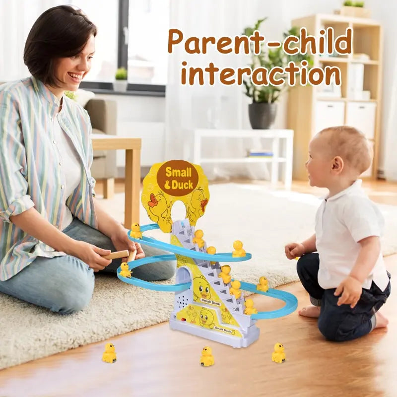 Climbing Duck Track Toy with Music