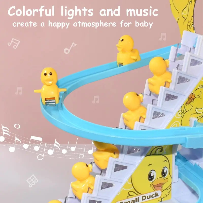Climbing Duck Track Toy with Music